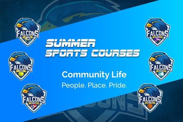 Web 610 Falcons summer sports courses