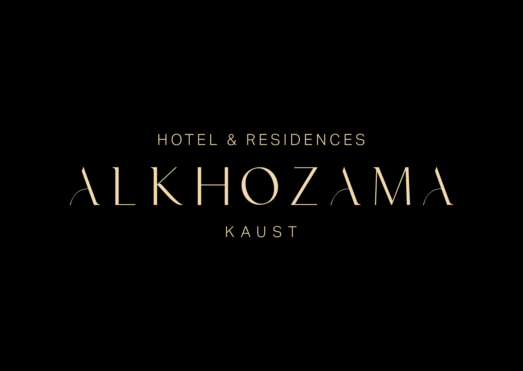 Hotel Al Khozama Kaust_LOGO_Cream_ENG_Pantone-01 (Transparent)